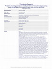 Research paper thumbnail of Persistent circulating platelet and endothelial derived microparticle signature may explain on-going pro-thrombogenicity after acute coronary syndrome