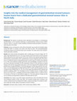 Research paper thumbnail of Insights into the medical management of gastrointestinal stromal tumours: lessons learnt from a dedicated gastrointestinal stromal tumour clinic in North India