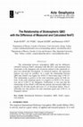 Research paper thumbnail of The Relationship of Stratospheric QBO with the Difference of Measured and Calculated NmF2