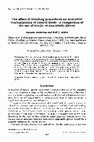 Research paper thumbnail of The effect of handling procedures on microbial contamination of enteral feeds—a comparison of the use of sterile vs non-sterile gloves