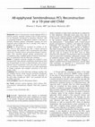 Research paper thumbnail of All-epiphyseal Semitendinosus PCL Reconstruction in a 10-year-old Child