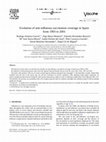 Research paper thumbnail of Evolution of anti-influenza vaccination coverage in Spain from 1993 to 2001