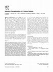 Research paper thumbnail of Intestinal transplantation for trauma patients