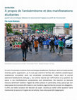 Research paper thumbnail of À propos de l’antisémitisme et des manifestations étudiantes : quand une sociologue délaisse le raisonnement logique au profit de l'inconscient