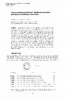 Research paper thumbnail of Large polyazacycloalkanes: ligational properties and anion coordination chemistry