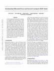 Research paper thumbnail of Benchmarking Differential Privacy and Federated Learning for BERT Models