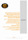 Research paper thumbnail of Kirszbaum et al. Evaluation nationale des Cités éducatives