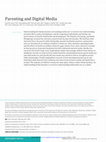 Research paper thumbnail of Parenting and Digital Media