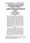 Research paper thumbnail of Modern Toplumun Oluşum Sürecinde Politika, Toplum ve İletişim: Modern İngiltere’nin İlk Dönemi