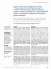 Research paper thumbnail of Ruptura sprednje kite golenske mišice – pregled literature in prikaz kliničnega primera rekonstrukcije s kito semitendinozne mišice pri pacientu s sladkorno boleznijo in polinevropatijo