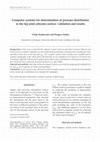 Research paper thumbnail of Computer system for determination of pressure distribution in the hip joint articular surface: validation and results