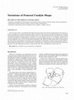 Research paper thumbnail of Variations of femoral condyle shape