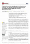 Research paper thumbnail of Comparative Genomics Identifies Novel Genetic Changes Associated with Oxacillin, Vancomycin and Daptomycin Susceptibility in ST100 Methicillin-Resistant Staphylococcus aureus