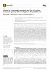 Research paper thumbnail of Method of Estimating Uncertainty as a Way to Evaluate Continuity Quality of Power Supply in Hospital Devices