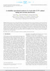 Research paper thumbnail of A reliability-operational analysis of a track-side CCTV cabinet taking into account interference