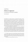 Research paper thumbnail of Politiser le véganisme