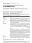 Research paper thumbnail of Is there any association between EBV infection and carotid artery stenosis?