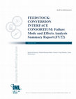 Research paper thumbnail of Feedstock-Conversion Interface Consortium: Failure Mode and Effects Analysis Summary Report (FY2022)