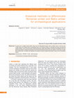 Research paper thumbnail of Analytical methods to differentiate Romanian amber and Baltic amber for archaeological applications