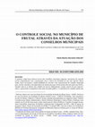 Research paper thumbnail of Conselhos Municipais: Perspectivas Sobre a Participação Social No Controle Da Administração Pública