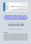 Research paper thumbnail of Determination of the Vs profile at a “noisy” industrial site via active and passive data: The critical role of Love waves and the opportunities of multicomponent group velocity analysis