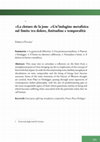 Research paper thumbnail of «La clôture de la joue». Un'indagine metafisica sul limite tra dolore, finitudine e temporalità