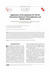 Research paper thumbnail of Application of the adsorbent CR-100 for Ammonium Removal: Thermodynamic and Kinetic Studies