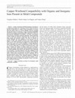 Research paper thumbnail of Copper Wirebond Compatibility with Organic and Inorganic Ions Present in Mold Compounds