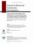 Research paper thumbnail of Participation and Leadership in Food Security Groups in Southeast Uganda: Determinants and Implications for Development Programs and Policies