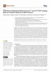 Research paper thumbnail of Inhibited and Retarded Behavior by Ca2+ and Ca2+/OD Loading Rate on Ureolytic Bacteria in MICP Process