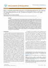 Research paper thumbnail of Effect of Sophorolipid Biosurfactant on Oil Biodegradation by the Natural Oil-Degrading Bacteria on the Weathered Biodiesel, Diesel and Light Crude Oil