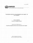 Research paper thumbnail of Social policies and private sector participation in water supply - the case of Malaysia