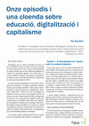 Research paper thumbnail of Onze episodis i una cloenda sobre educació, digitalització i capitalisme