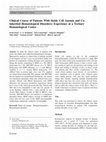 Research paper thumbnail of Clinical Course of Patients With Sickle Cell Anemia and Co-inherited Hematological Disorders: Experience at a Tertiary Hematological Centre