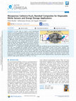 Research paper thumbnail of Mesoporous Carbon/α-Fe<sub>2</sub>O<sub>3</sub> Nanoleaf Composites for Disposable Nitrite Sensors and Energy Storage Applications