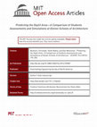 Research paper thumbnail of Predicting the Daylit Area—A Comparison of Students Assessments and Simulations at Eleven Schools of Architecture