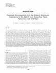 Research paper thumbnail of Fossilized microorganisms from Emperor Seamounts: evidence for a deep sub-seafloor biosphere