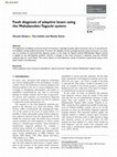 Research paper thumbnail of Fault diagnosis of adaptive beam using the Mahalanobis–Taguchi system