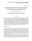 Research paper thumbnail of Integrated Feedback/Feedforward control of flexible spacecraft for agile attitude maneuver and vibration suppression