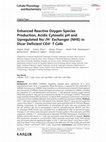 Research paper thumbnail of Enhanced Reactive Oxygen Species Production, Acidic Cytosolic pH and Upregulated Na+/H+ Exchanger (NHE) in Dicer Deficient CD4+ T Cells