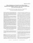 Research paper thumbnail of Effect of Alendronate on Vertebral Fracture Risk in Women With Bone Mineral Density T Scores of −1.6 to −2.5 at the Femoral Neck: The Fracture Intervention Trial