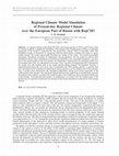 Research paper thumbnail of Regional climate model simulation of present-day regional climate over the European part of Russia with RegCM3