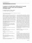 Research paper thumbnail of Evaluation of a 49 InDel Marker HID panel in two specific populations of South America and one population of Northern Africa