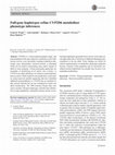 Research paper thumbnail of Full-gene haplotypes refine CYP2D6 metabolizer phenotype inferences