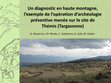 Research paper thumbnail of Un diagnostic en haute montagne, l’exemple de l’opération d’archéologie préventive menée sur le site de Thémis (Targasonne)