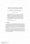 Research paper thumbnail of Inflation Persistence During the Pandemic