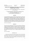 Research paper thumbnail of Pelatihan Dasar Kepemimpinan Taman Belajar Kreatif Mekarsari Kabupaten Bogor Jawa Barat