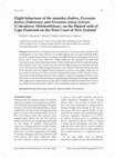 Research paper thumbnail of Flight behaviour of the manuka chafers, Pyronota festiva (Fabricius) and Pyronota setosa (Given) (Coleoptera: Melolonthinae), on the flipped soils of Cape Foulwind on the West Coast of New Zealand