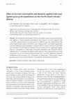 Research paper thumbnail of Effect of Serratia entomophila and diazinon applied with seed against grass grub populations on the North Island volcanic plateau