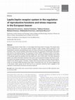 Research paper thumbnail of Leptin/leptin receptor system in the regulation of reproductive functions and stress response in the European beaver